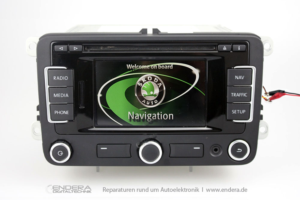 Navigation Reparatur Skoda Fabia 5J